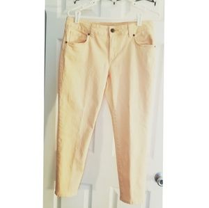 Cabi Ankle Peach Jeans
